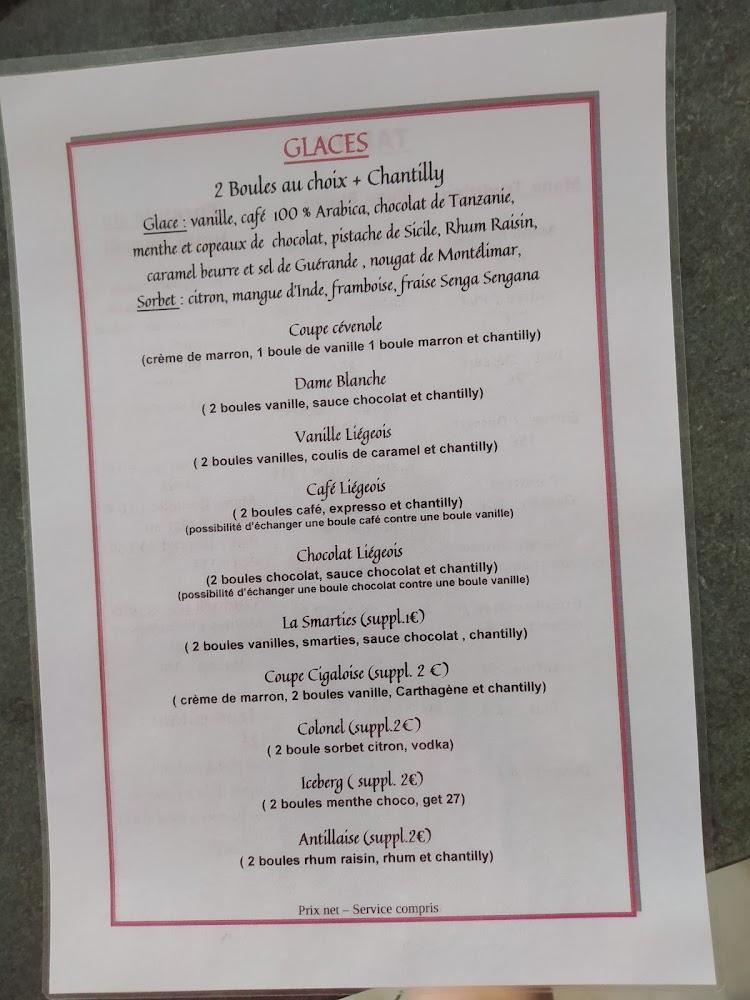 Le Jardin Secret saint Gilles gard - Menu Image 1