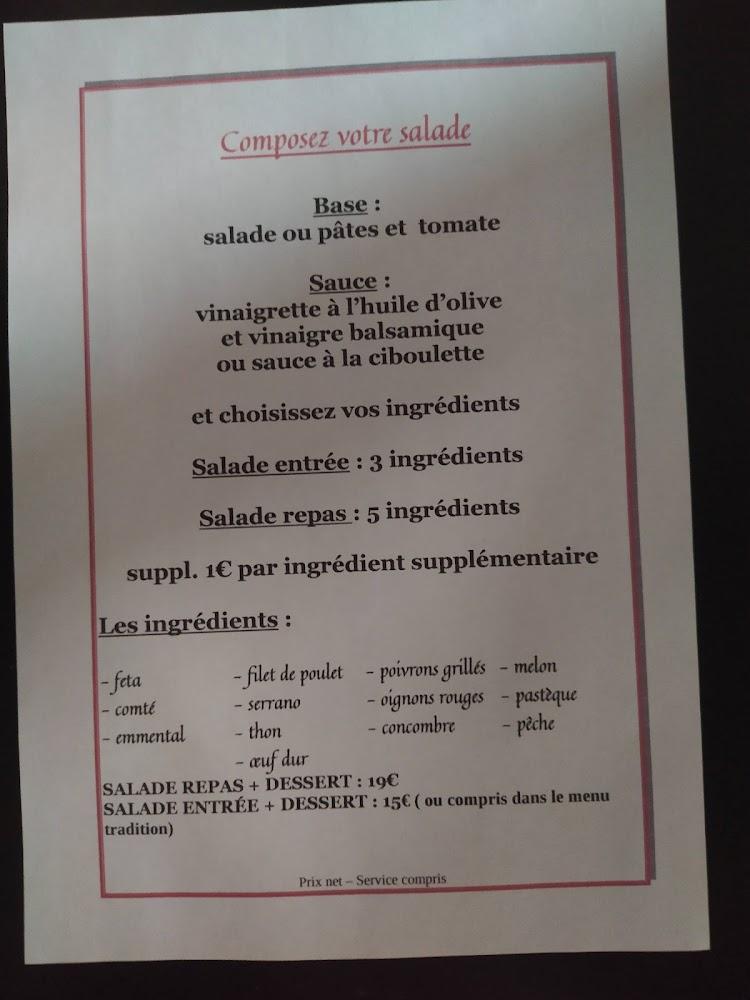 Le Jardin Secret saint Gilles gard - Menu Image 2